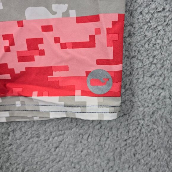 Vineyard Vines Boys Red Blue USA Flag Swimwear Swim Trunks Size XL - Picture 2 of 10